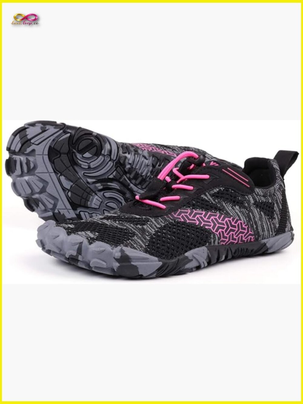 Minimalist Trail Running Sneakers Wide Toe Box Zero Drop Breathable Knit